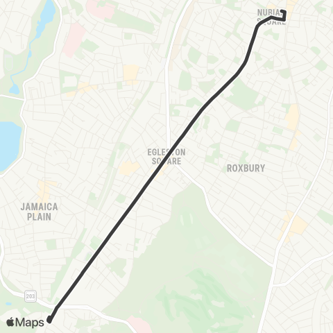 MBTA Forest Hills Station - Nubian Station map