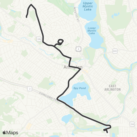 MBTA Turkey Hill - Alewife Station map