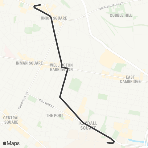 MBTA Spring Hill - Kendall / MIT Station map