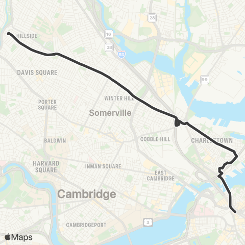 MBTA Clarendon Hill - Haymarket Station map