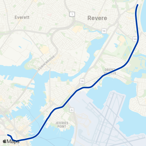 MBTA Blue Subway - Boston