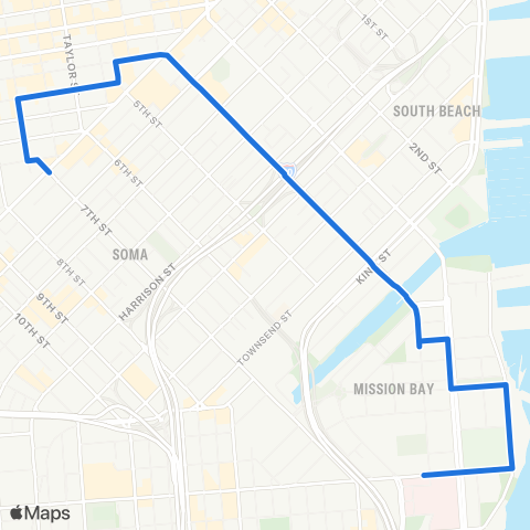 Mission Bay TMA  map