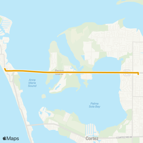 MCAT Beach Connect Shuttle map