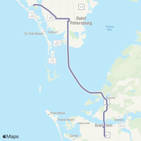 MCAT Skyway Connection map