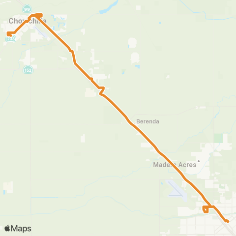 Madera County Connection Chowchilla - Fairmead map