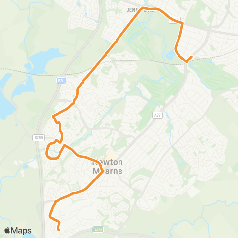 McGill's Bus Service Treemain Road - Staffin Way map