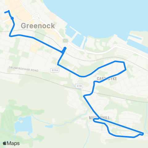 McGill's Bus Service Nicolson St (Stance 11) - Nicolson St (Stance 11) map