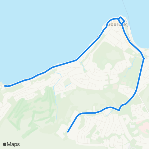 McGill's Bus Service McInroys Point - Industrial Estate map