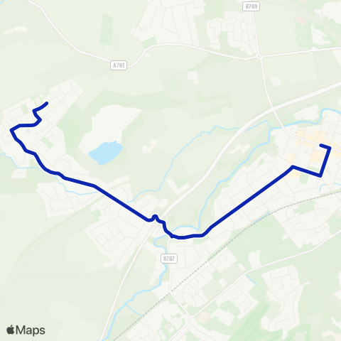 McGill's Bus Service East Road - Houston Square (Stop 3) map