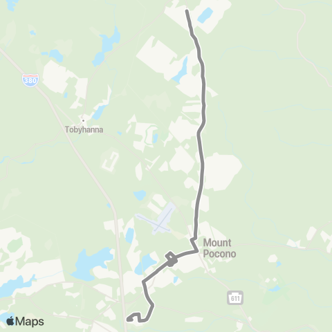 Pocono Pony Silver map