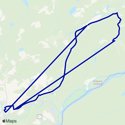 Pocono Pony Shawnee Ski map