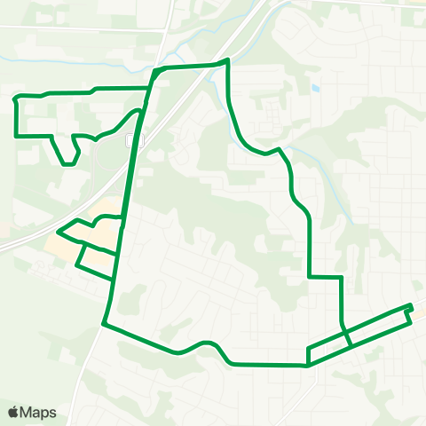 Madison County Transit West Collinsville Shuttle map