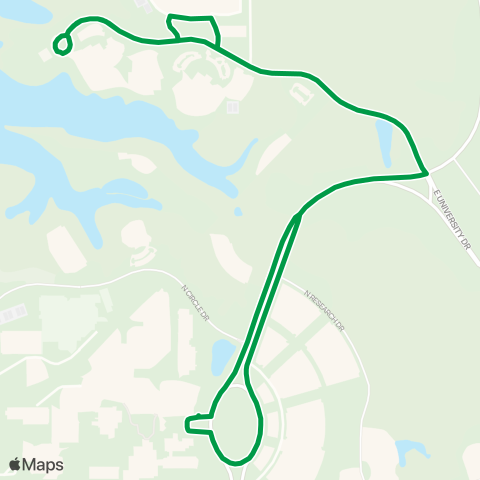 Madison County Transit Cougar Shuttle map