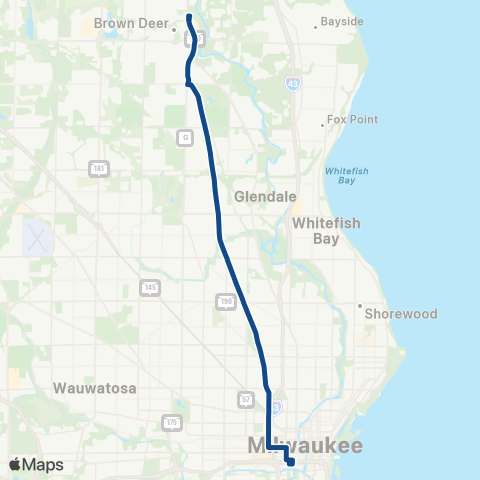 MCTS Teutonia Avenue map