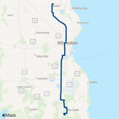 MCTS M.L. King - S.13th Street map