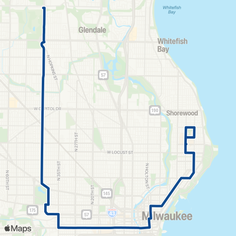 MCTS Sherman - Wisconsin map