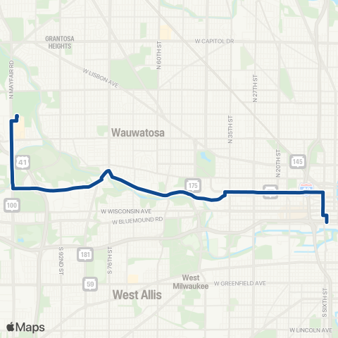 MCTS State - Highland map