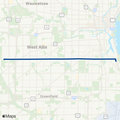 MCTS Lincoln Avenue map