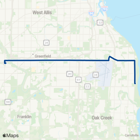 MCTS Layton Avenue map