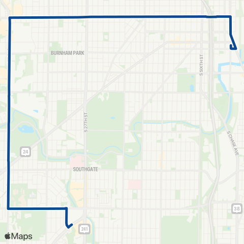 MCTS Greenfield - 43rd Street map