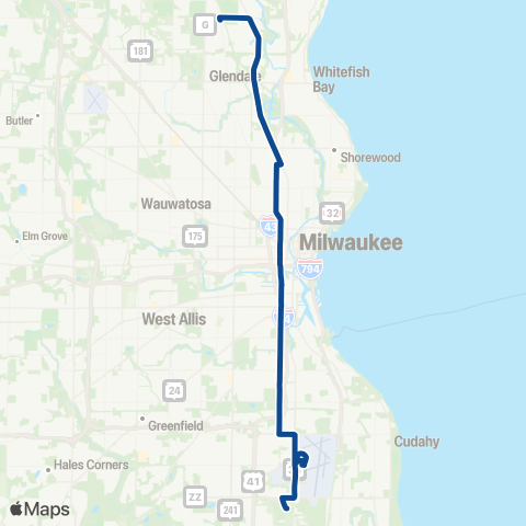 MCTS 6th Street map