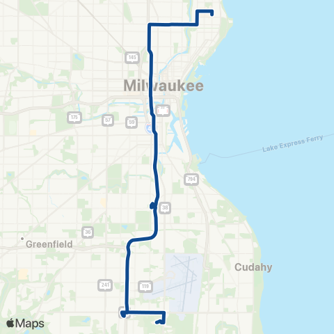 MCTS Holt - College Ubus map