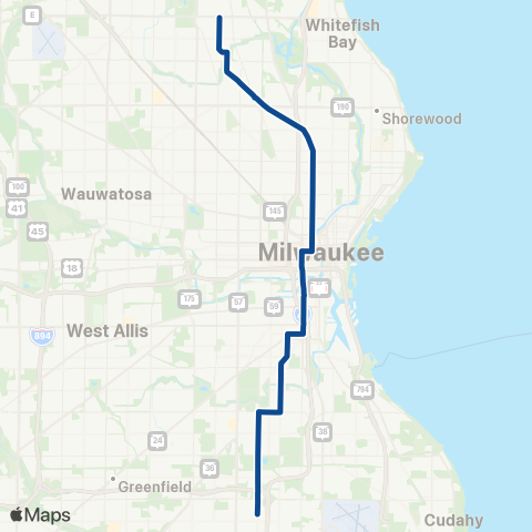 MCTS Via Rt 19 map