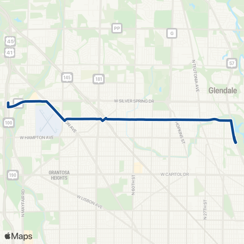 MCTS Villard Avenue map