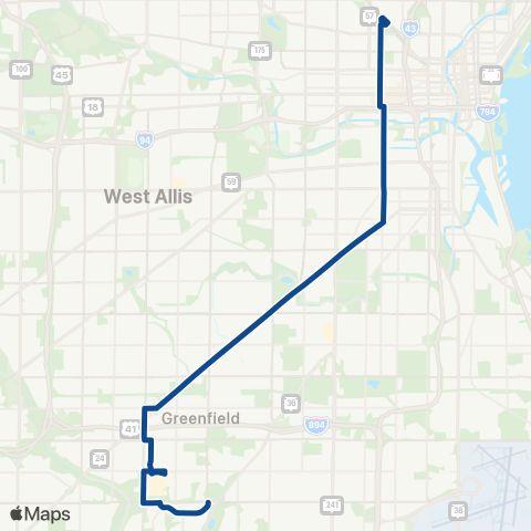 MCTS Forest Home - 16th Street map