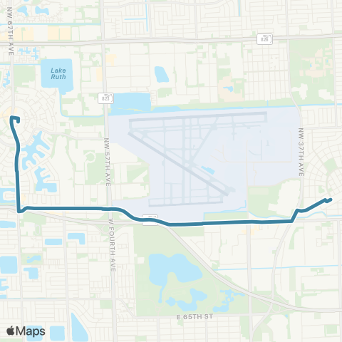 Metrolink Metrolink - Opalocka map