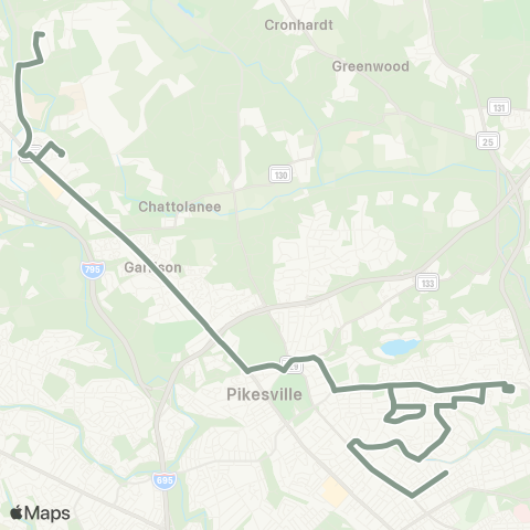 MDOT MTA Glen - Baas & Talmudical map