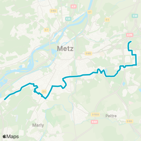 LE MET' Moulins Tournebride - Hôpital Schuman map