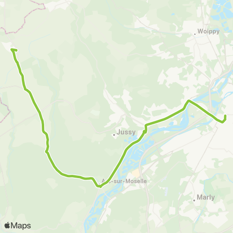 LE MET' Vernéville - Roi George map