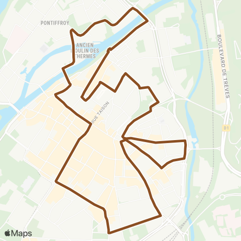 LE MET' Centre-Ville de Metz map