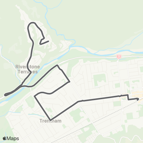 Metlink Riverstone Terraces - Upper Hutt map