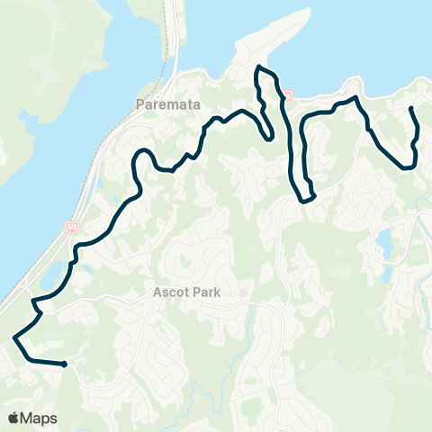 Metlink Aotea College - Whitby (The Crowsnest) map