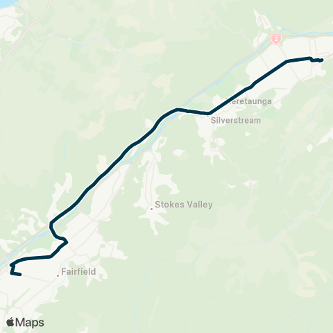 Metlink Upper Hutt - St Oran's Coll - Chilton St James Sch map