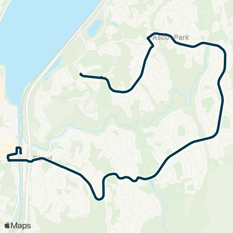 Metlink Aotea Coll - Ascot Pk - Cannons Creek - Porirua map