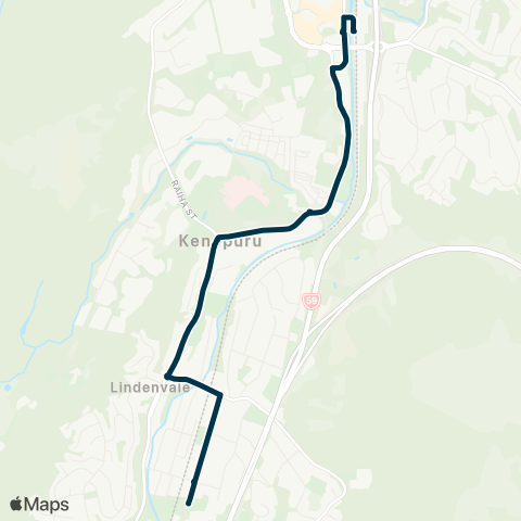 Metlink Tawa Intermediate - Porirua Station map