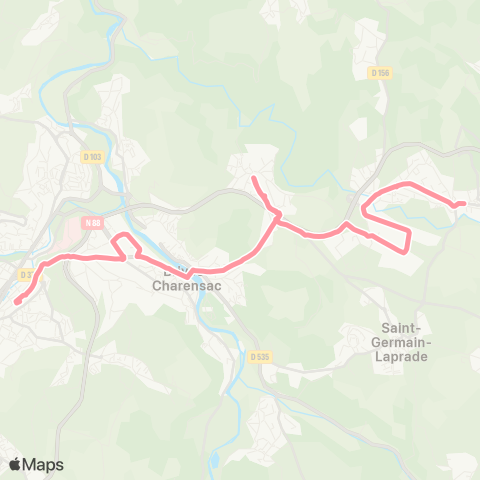 Mobilité-en-Velay Blavozy-Pôle intermodal map