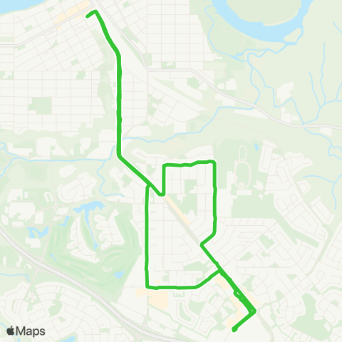 Medicine Hat Transit Dunmore Road map