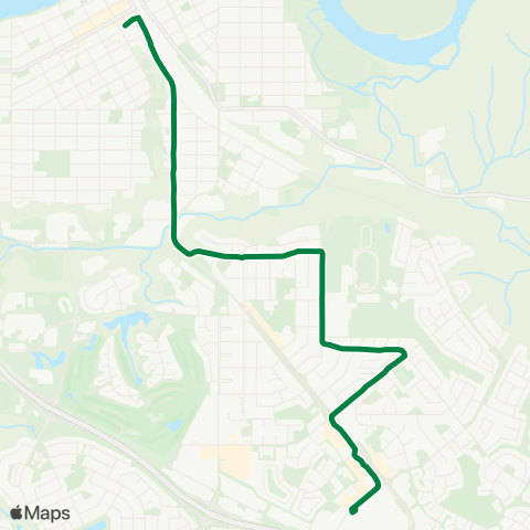 Medicine Hat Transit Dunmore Road map