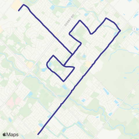 Milton Transit School Special map