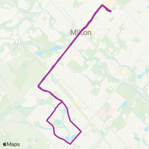 Milton Transit Scott map