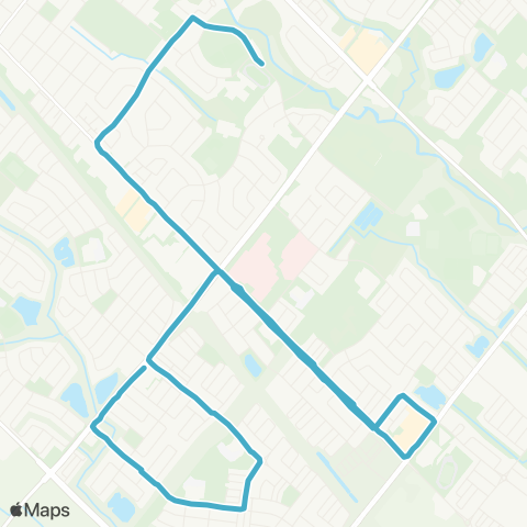 Milton Transit School Special map