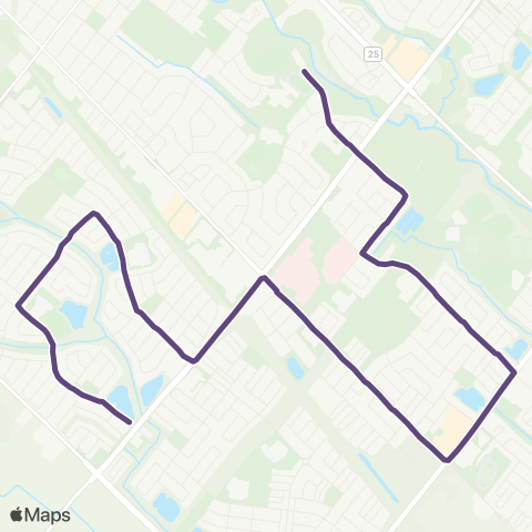 Milton Transit School Special map