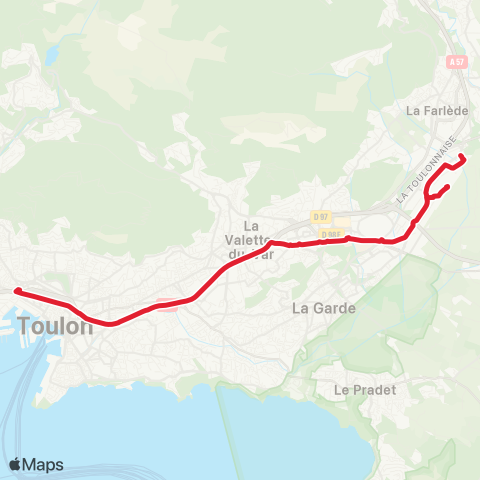 Mistral Observatoire - Tourrache map