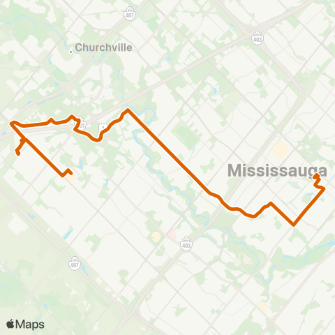 MiWay Creditview map