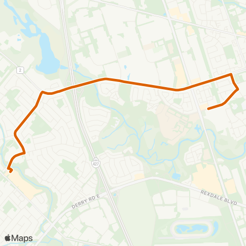 MiWay Finch map