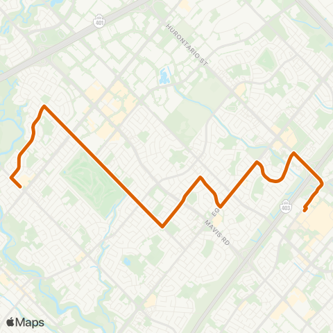 MiWay Terry Fox map